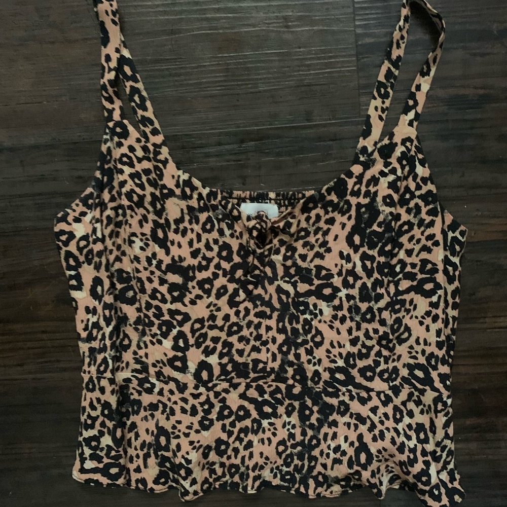 Wilfred Leopard Bow Tank by Aritzia - Picture 3 of 7